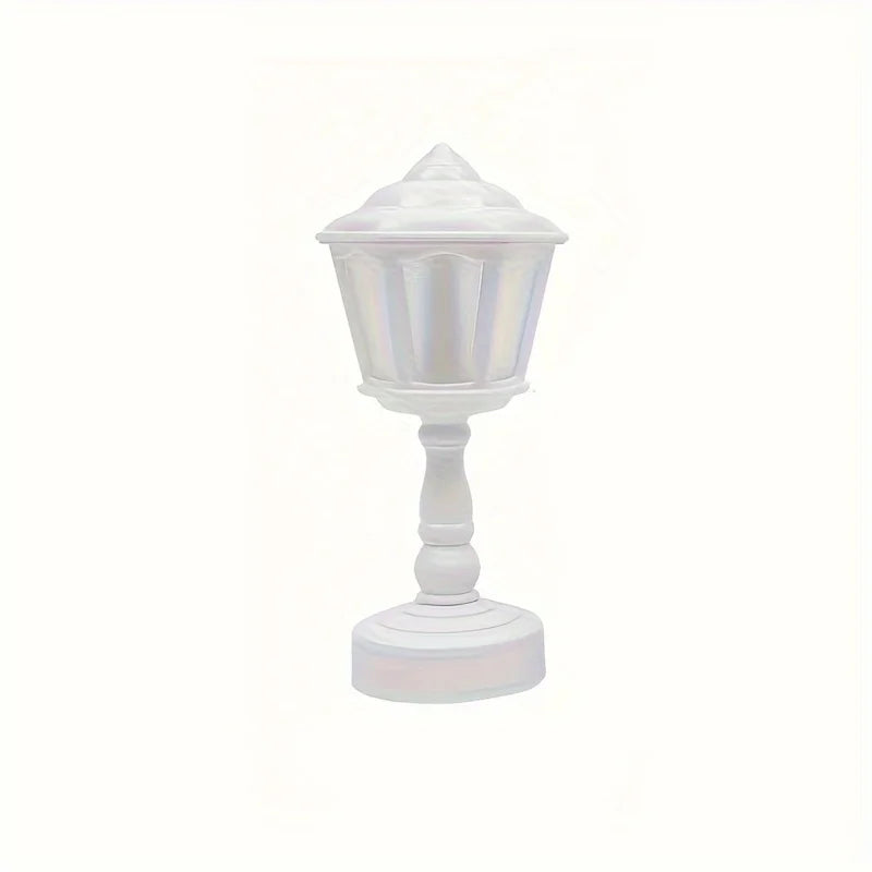 Pagoda Bud Button Battery LED Table Lamps Desk Night For Bedroom Dining Night Light Simple Flower Modern Decoration
