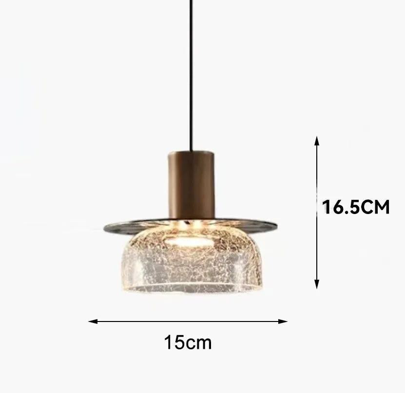 Nordic crack new minimalist retro bedside pendant light