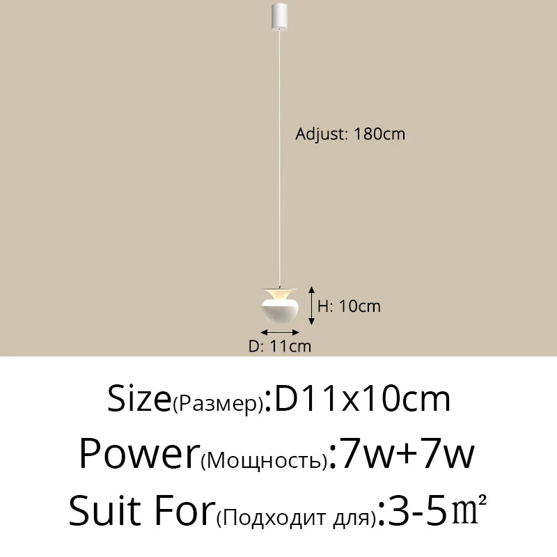 2026 New Bedside Led Pendant Lights Simple Bedroom Aisle Porch Cloakroom Small Chandelier Modern Home Indoor Decor Lighting Lamp