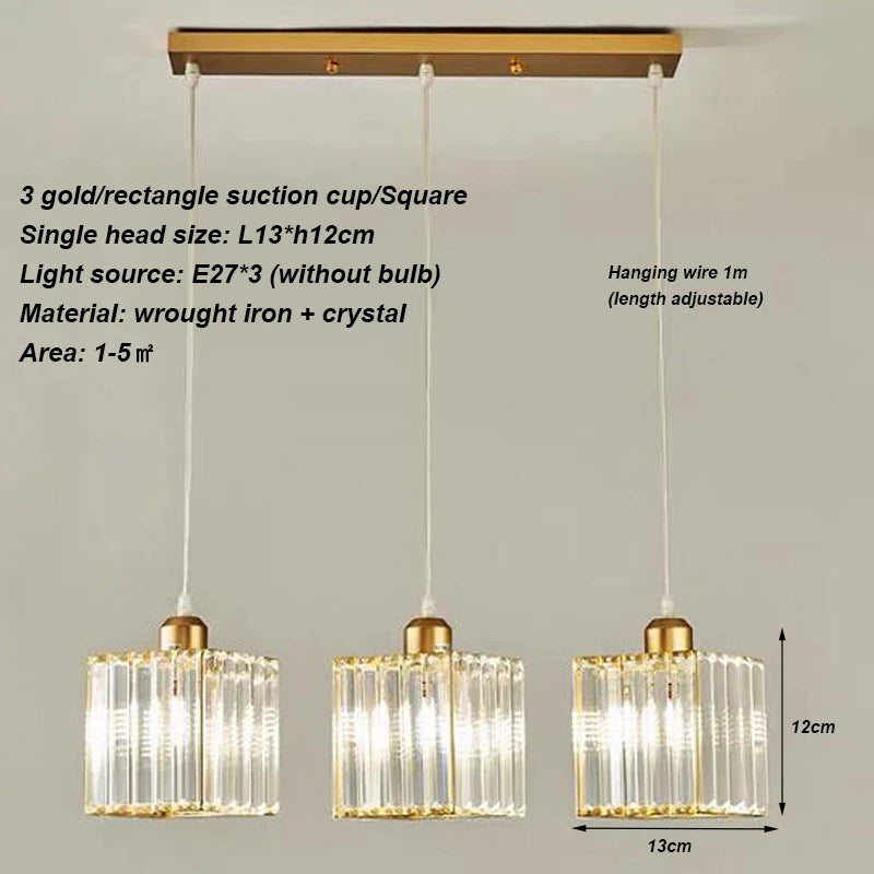 Modern crystal chandelier living room ceiling chandelier bedroom ceiling lamp hallway porch chandelier balcony foyer lighting
