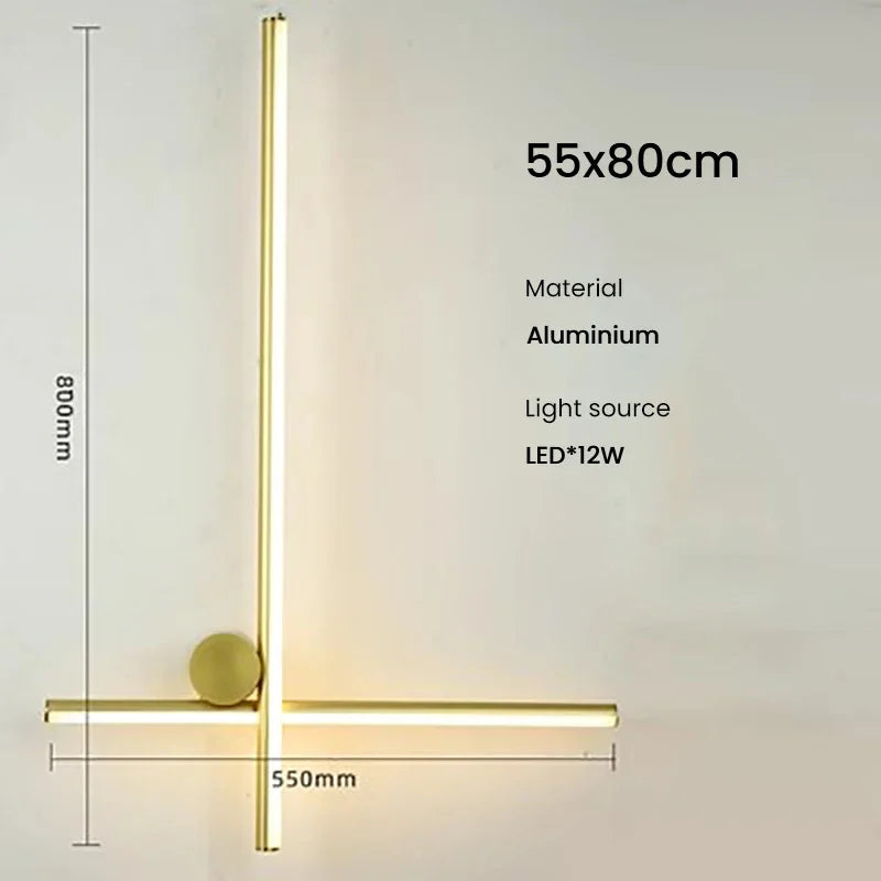 COORDINATES Pendant Light Italy Designer Tube Gold Chandeliers for Kitchen Hotel Staircase Linear scandinavian Pendant lamp