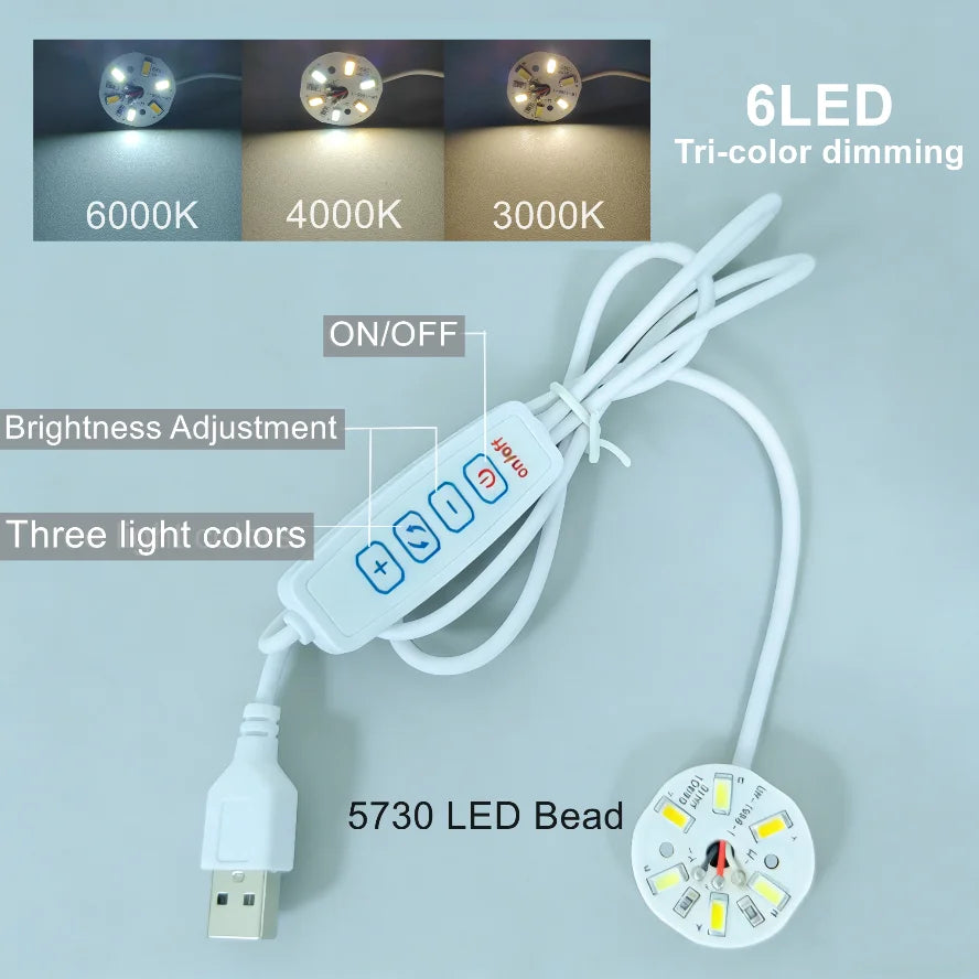 1/2/4 Pcs Dimmable 5V USB RGB LED Light Board with Remote Control - High-Brightness Colorful Gradient Module PCB Panel for DIY Model Display