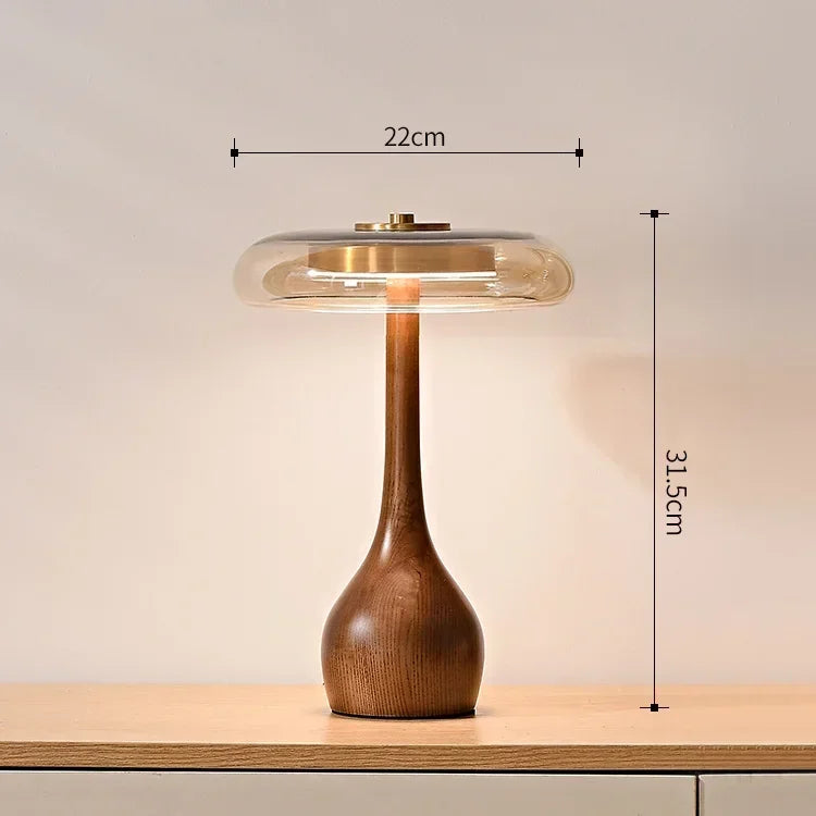 Nordic Vintage Vintage LED Floor Lamp Living Room Bedroom Lighting Fixtures Clear Glass Atmosphere Design A Lamp