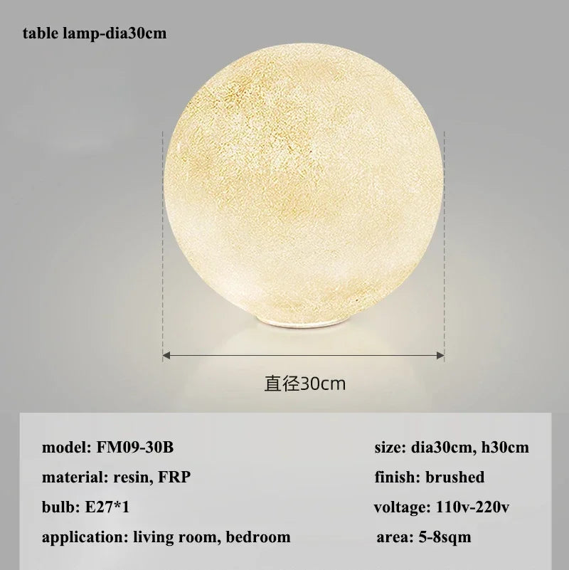 Nordic Moon Led Pendant Lights Lighting Living Dining Room Decor Chandeliers Restaurant Cafe Bar Hanging Lamp Bedroom Luminaire
