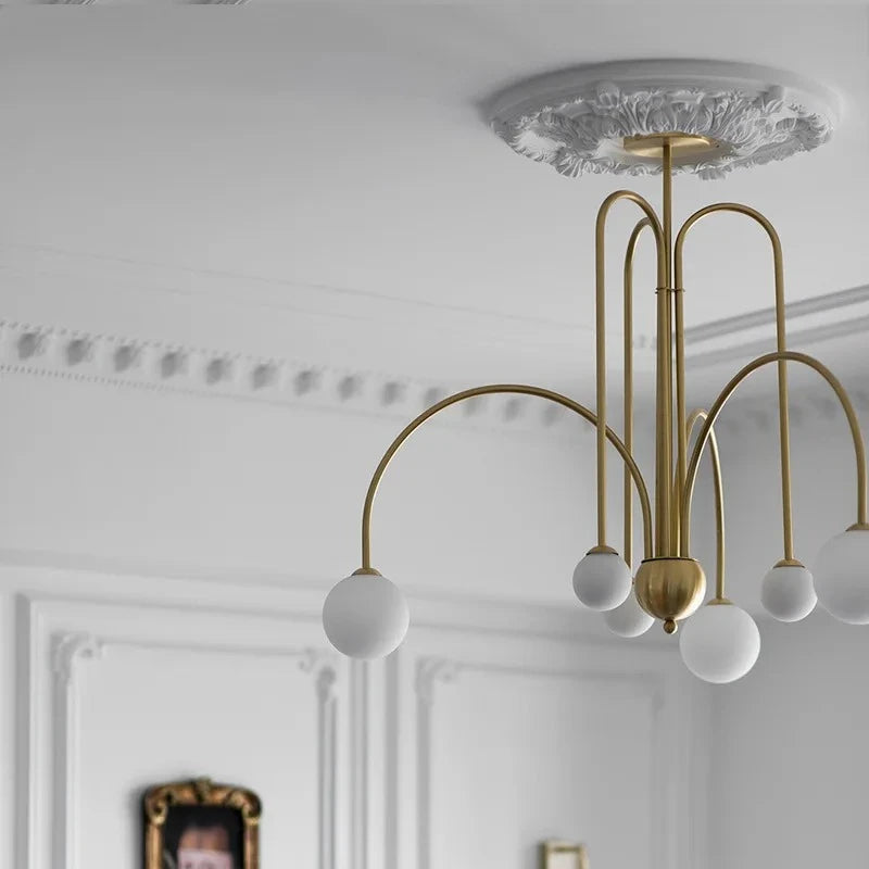 Nordic Minimalist Pendant Light is Used For Dining Living Room Restaurant Lamp Cafe Clothing Store Art Black Gold Red Chandelier