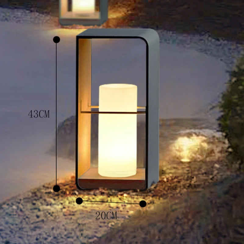 Outdoor floor lamps lawn solar LED outdoor lighting outdoor courtyard decoration outdoor courtyard lights non solar lights