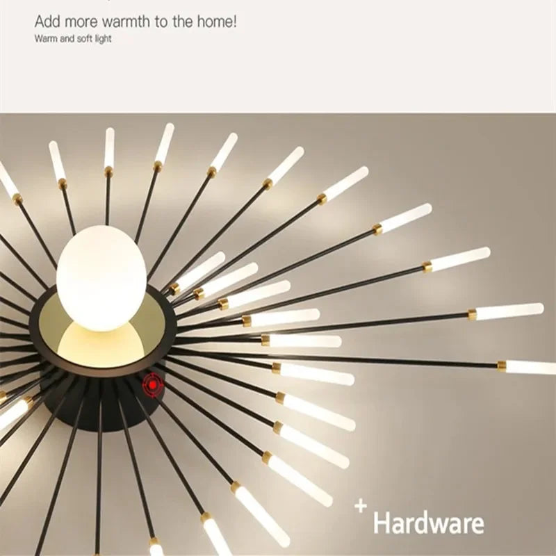 2026 New Creative Modern Led Chandelier for Studyroom Bedroom Kitchen Hall Lighting Decor Indoor Lamp Warm Home Pendant Lustre