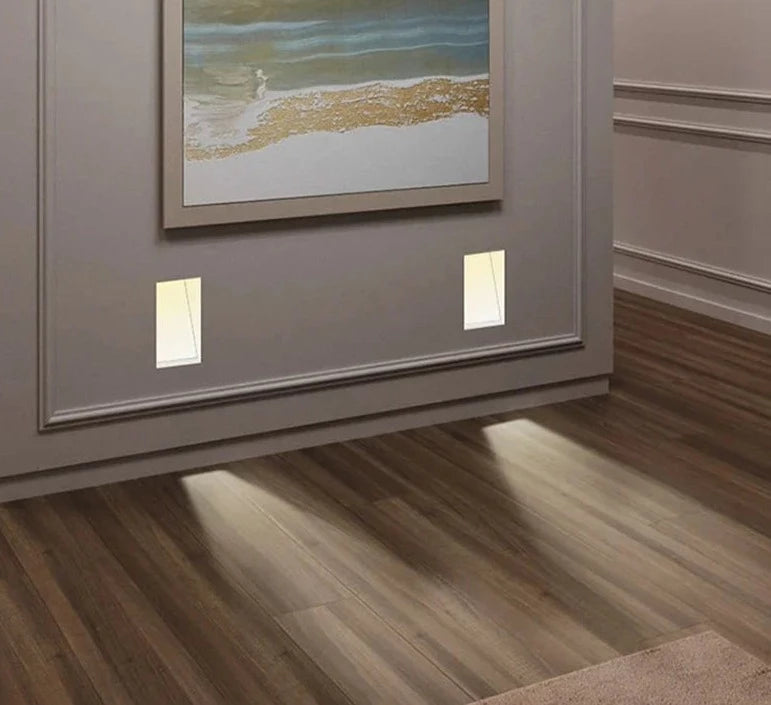 CHILLGIO Magnetic Sensor Staircase Light Step Outdoor Modern Night Lighting Waterproof Interior Recessed In Shade less Stair Lamp