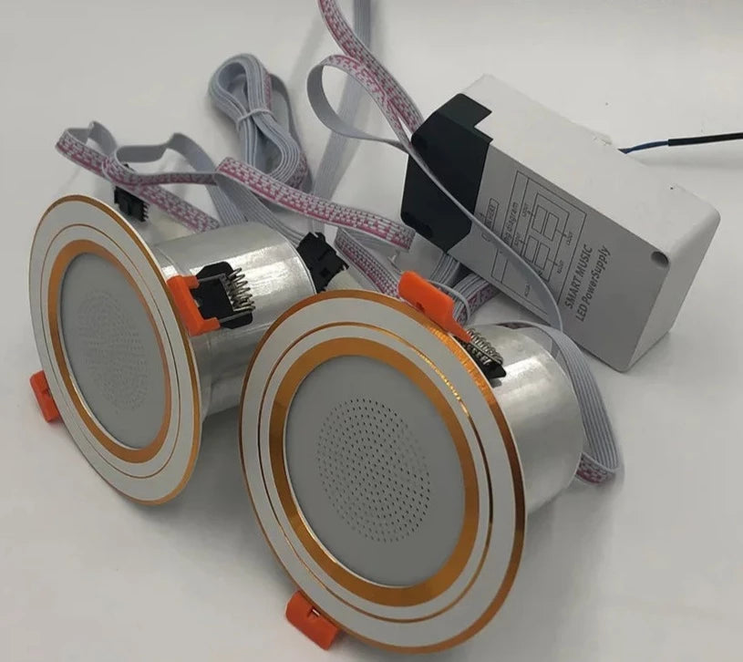 Mini Smart Music LED Ceiling Lights Modern APP Control Bedroom Kitchen Lighting Audio Downlight Bluetooth-compatible Music Lamp