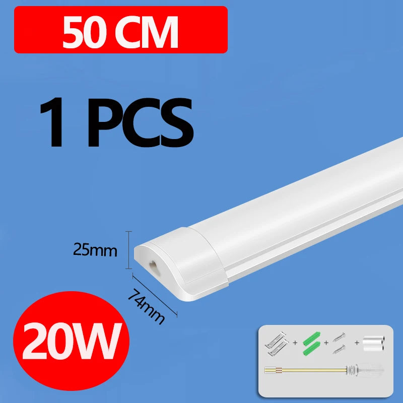 4ft (120cm) T5/T8 LED Tube Light (40W/60W, 220V) - Cold White & Warm White Ceiling Lamp Bar for Home, Office & Workshop