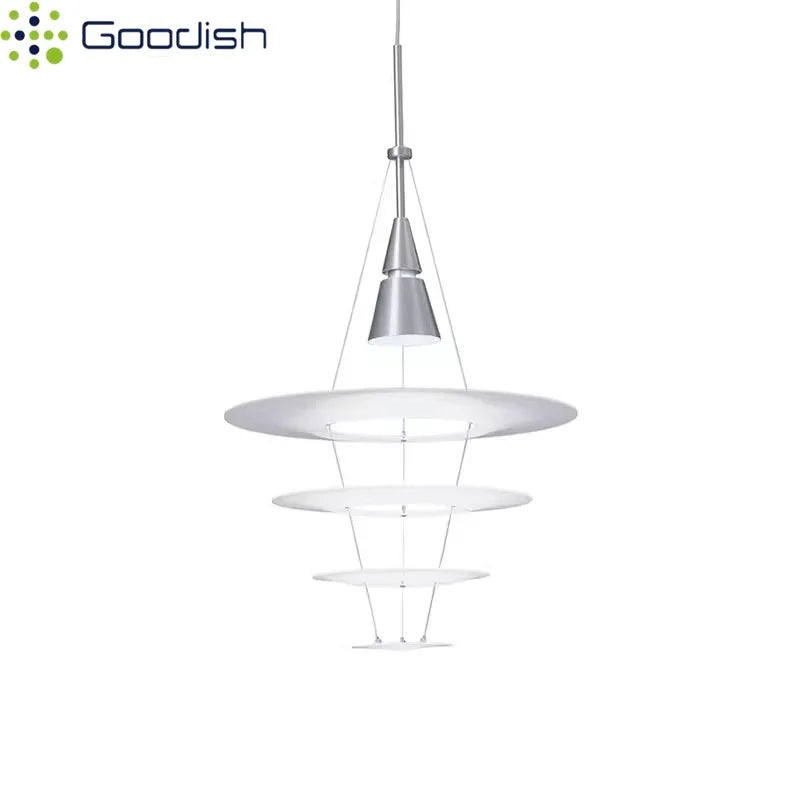 Denmark Louis Poulsen Enigma Pendant Lights Acrylic Slice Ripple Art Creative Lamps for Living Room Home Decoration Chandeliers