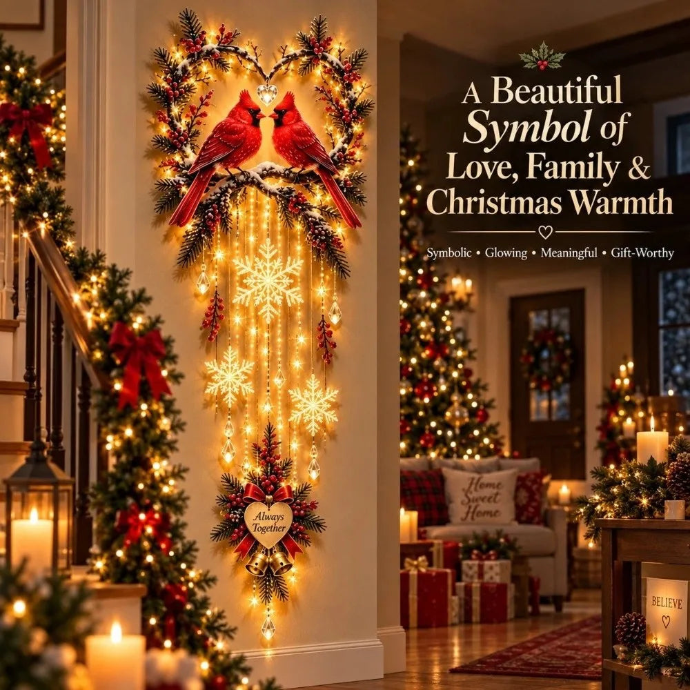 Wall Mounted Lighted Wall Decoration Warm White Lights Snow Trail Shape Light-emitting Birth Scene Wall Decoration