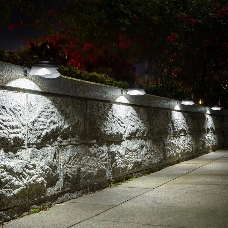 Solar LED Outdoor Wall Lamp - High-Efficiency Sunlight Garden Light