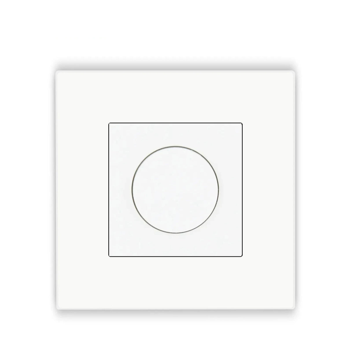 Dimmer Light Switch Rotary Knob Glass Mechanical LED Dimmable Wall Mounted Switches EU Standard Switches