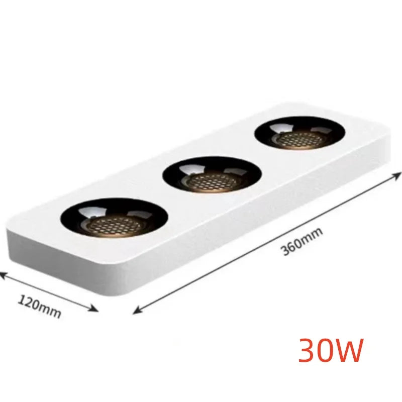 Fashionable ultra-thin 3.5CM surface mounted anti glare full spectrum COB tube lamp, home living room hallway, no opening