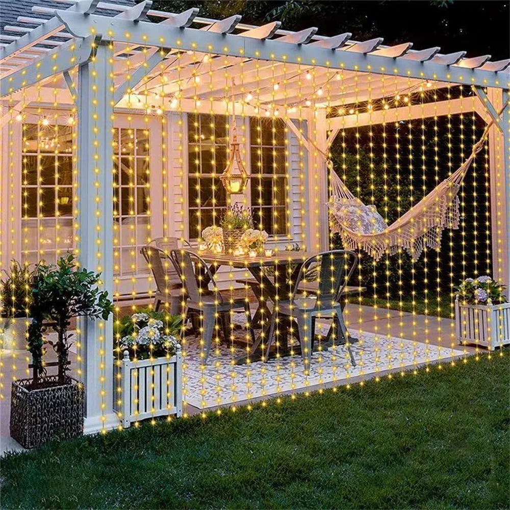 Wedding Fairy Lights USB Curtain LED String Lights - Valentine's Day Bedroom Decor