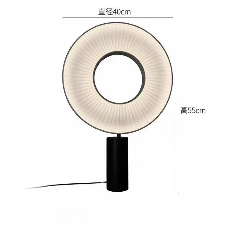 Nordic Creative Fabric Art Floor Lamp Bedroom Bedside Study Reading Led Desk Light Living Room Sofa Corner Indoor Decor Lighting