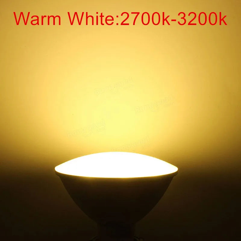 220V E27 PAR30 LED Lamp Bulb 35W 45W Ultra Bright LED Light Bulb Built-in Fan Cooling for Track Lighting Downlight Spotlight