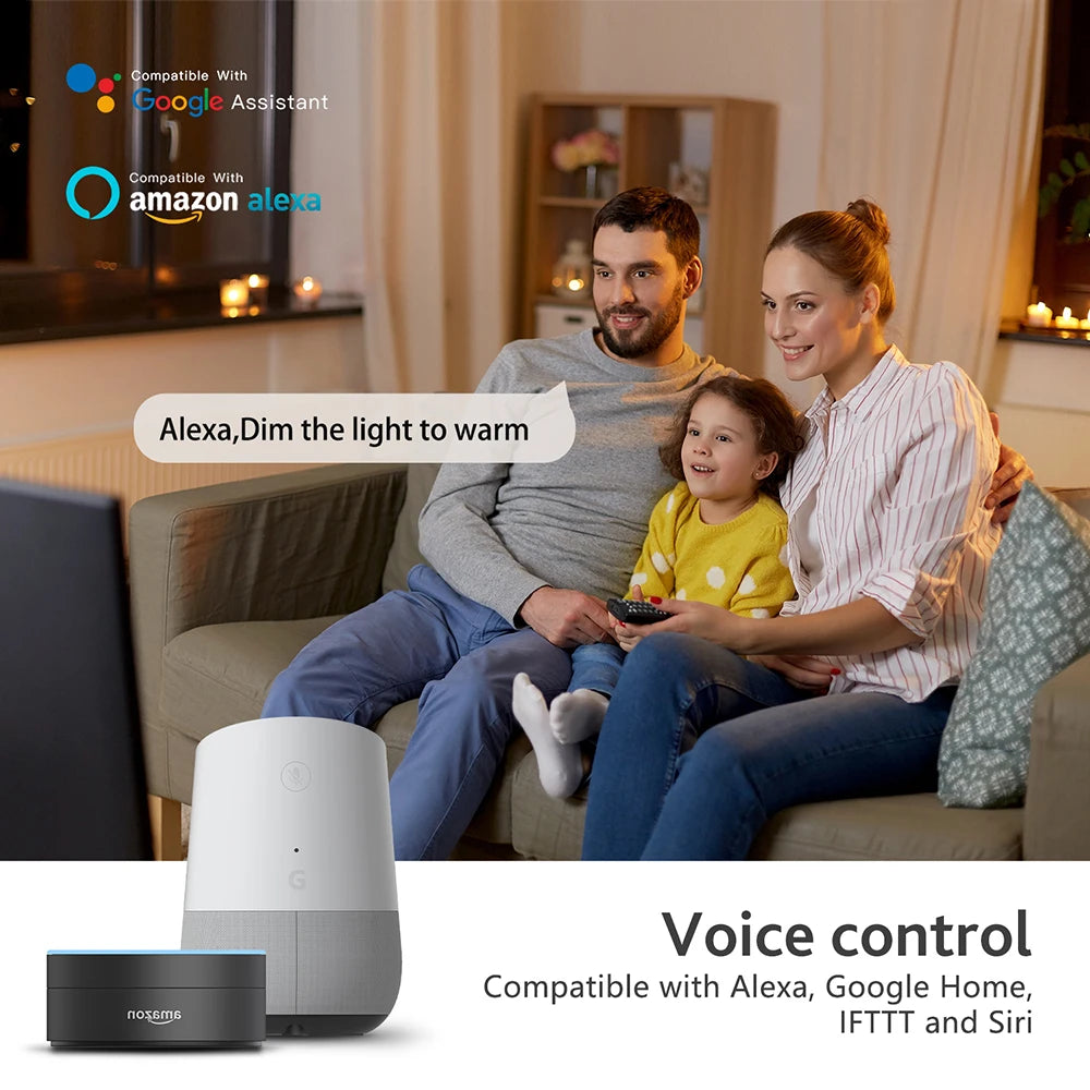 Smart RGBWW WiFi LED Ceiling Lamp - Magic Home App & Voice Control Lighting