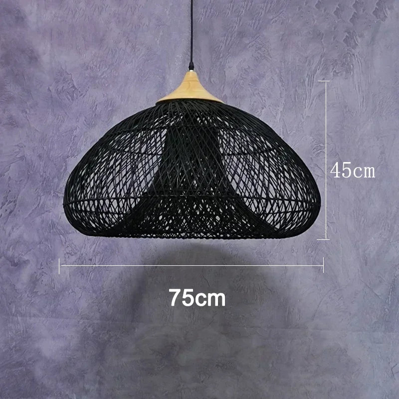 2026 Southeast Asian Rattan Lamps Handmade Pendant Lights Hight Quality Dining Room Restaurant Kitchen Light Fixtures