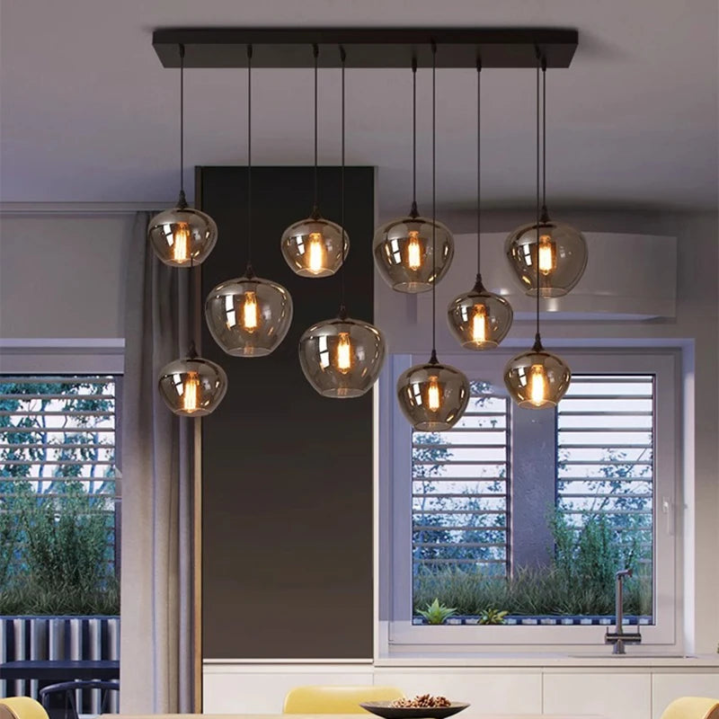 Modern LED Pendant Light for Dining Room - Luxury Indoor Ceiling Chandelier