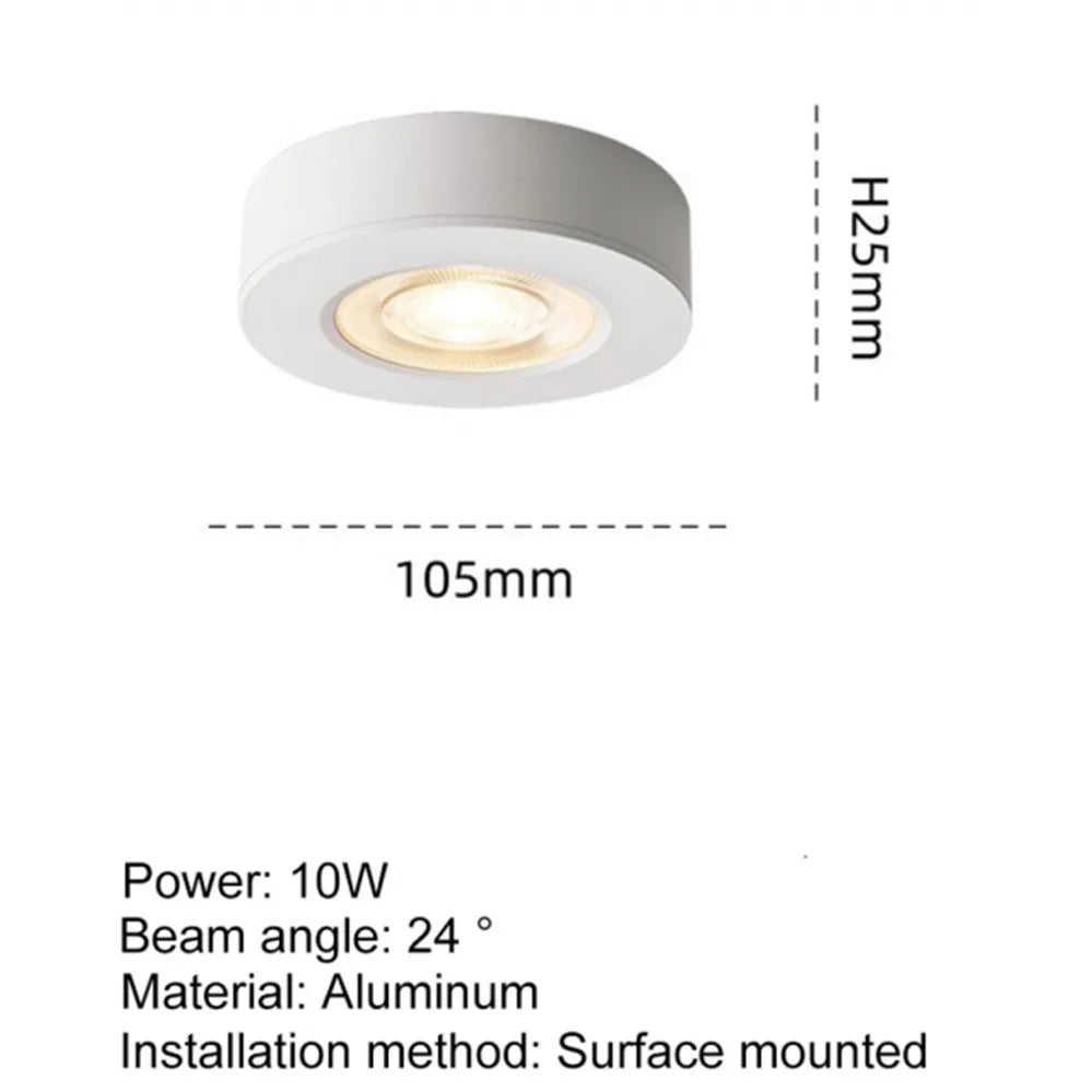 Ultra thin LED Downlight Ceiling Lamp COB Spotlight 3W 5W 7W 10W Panel light AC110V-260V Display Cabinet Wine Jewelry Show