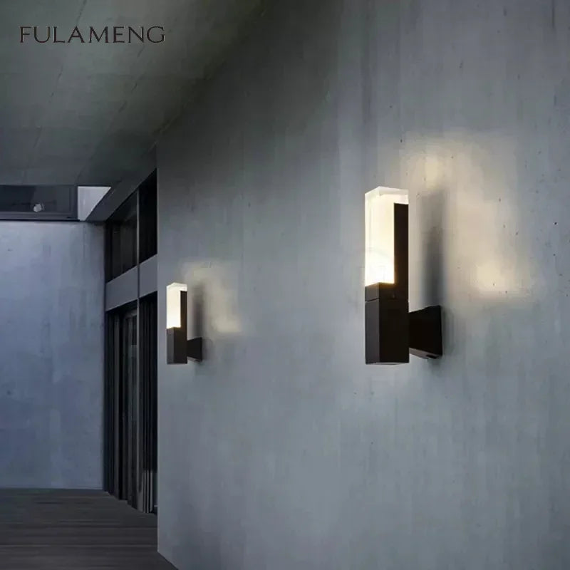 Outdoor LED Light With Pir Sensor For Home Door Porch Fence Garden Wall Lamp LED Outdoor Lighting Waterproof Wall Light IP65