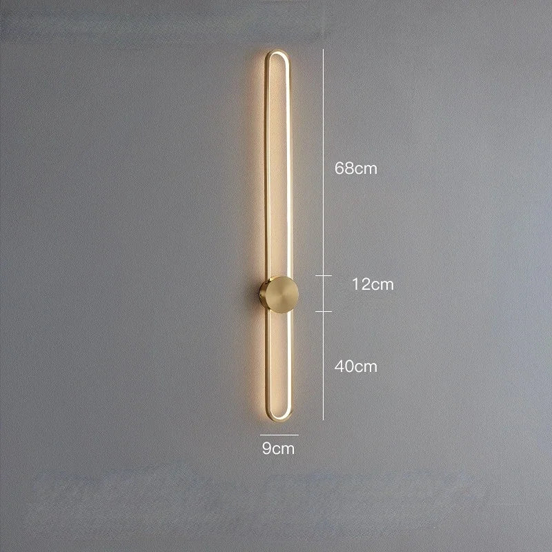Led Ring Wall Lamps for Bedroom Bedside Hotel Modern Sconce Lights Background Restaurant Lighting Fixtures Decoration Hallway