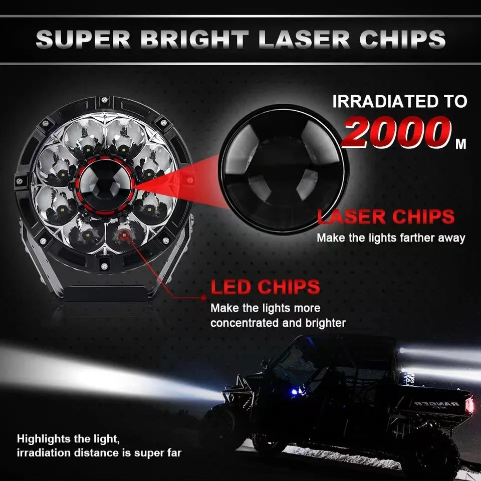Led Spotlights For Truck Led Laser for Street Vehicles LED Search Light 12V Work Driving Off Road Boat Truck Accessories 4x4