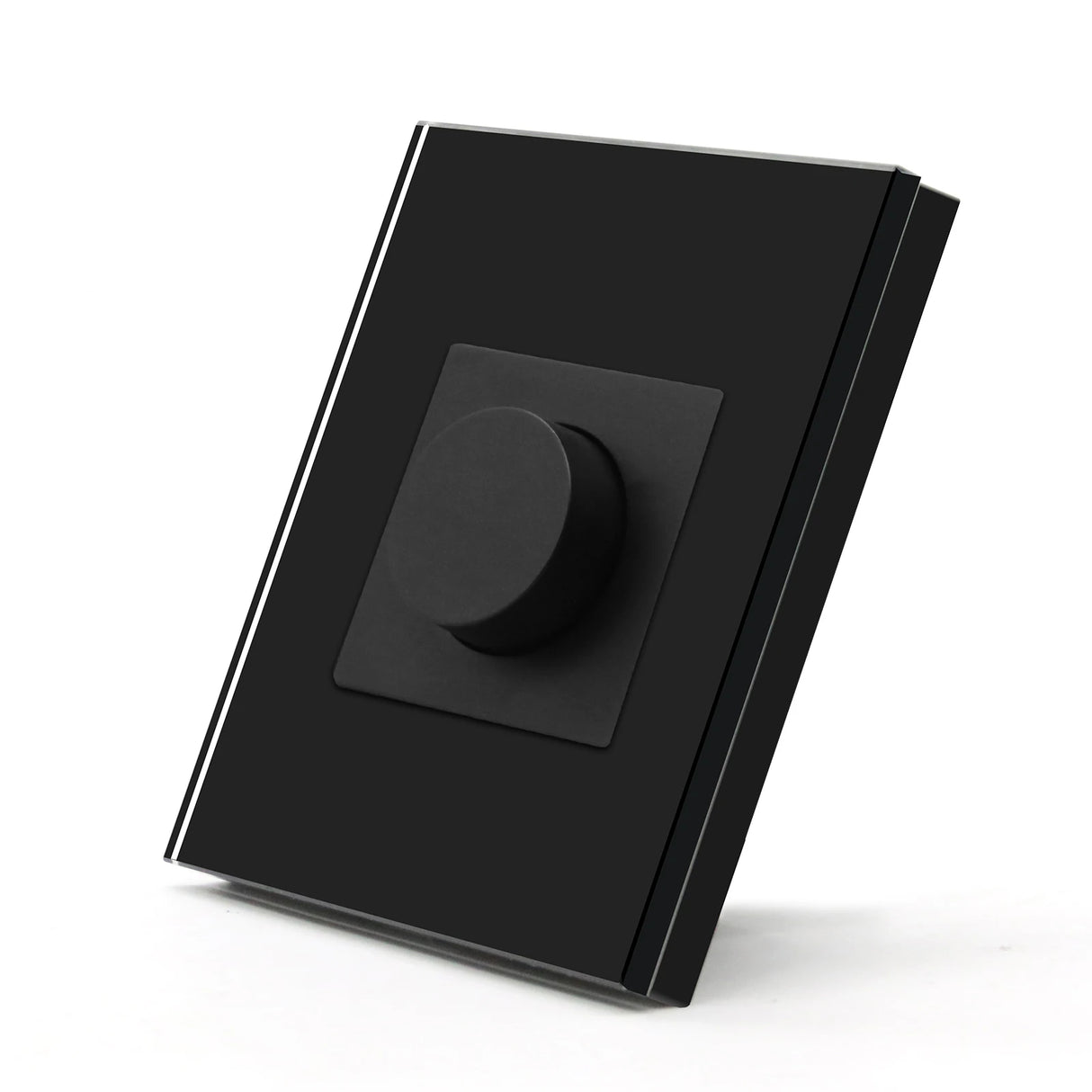 Dimmer Light Switch Adjustable Rotary Knob Crystal Glass Mechanical LED Dimmable Brightness Memory Wall Mounted Switches