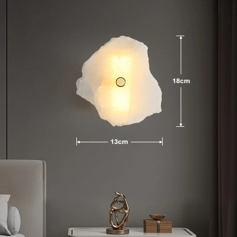 Modern Natural Marble LED Pendant Light - Luxury Stone Ceiling Chandelier Lamp Fixture for Dining Table, Living Room & Bathroom