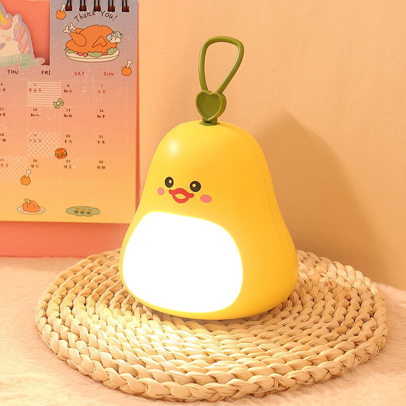 USB LED Night Light Portable Cute Animal Cartoon Night Lamp Gift for Baby Kids Girl Room Bedside Bedroom Living Room Decoration