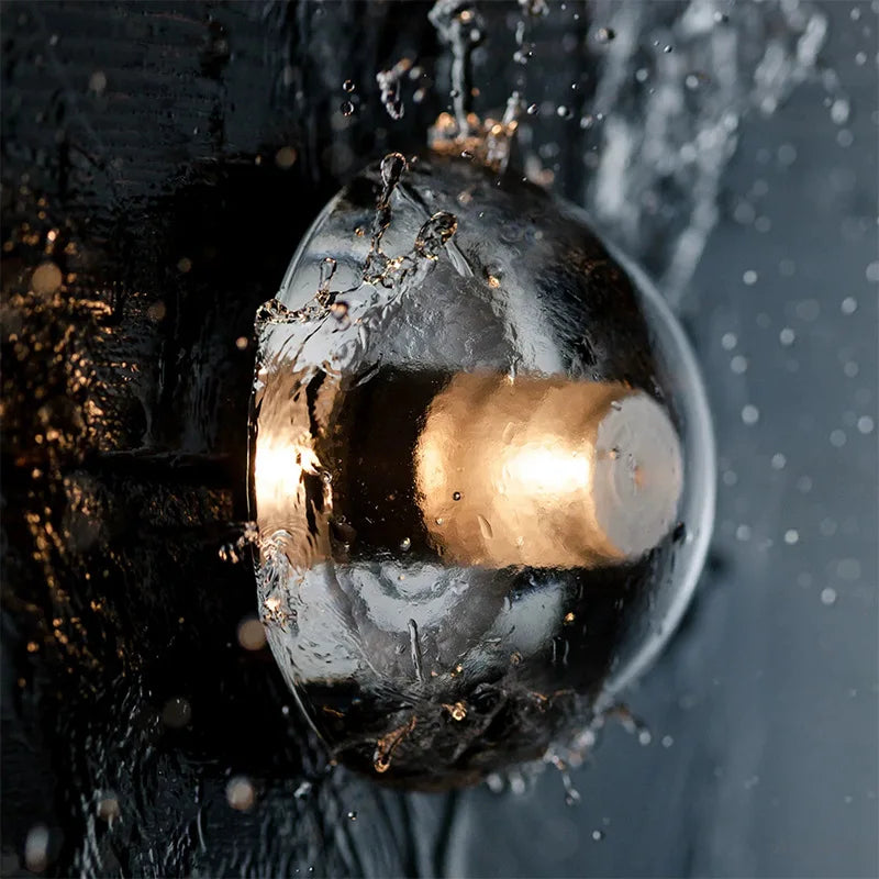 Meteor Shower Crystal Wall Lamp - Luxury Glass Sconce for Living Room & Bar