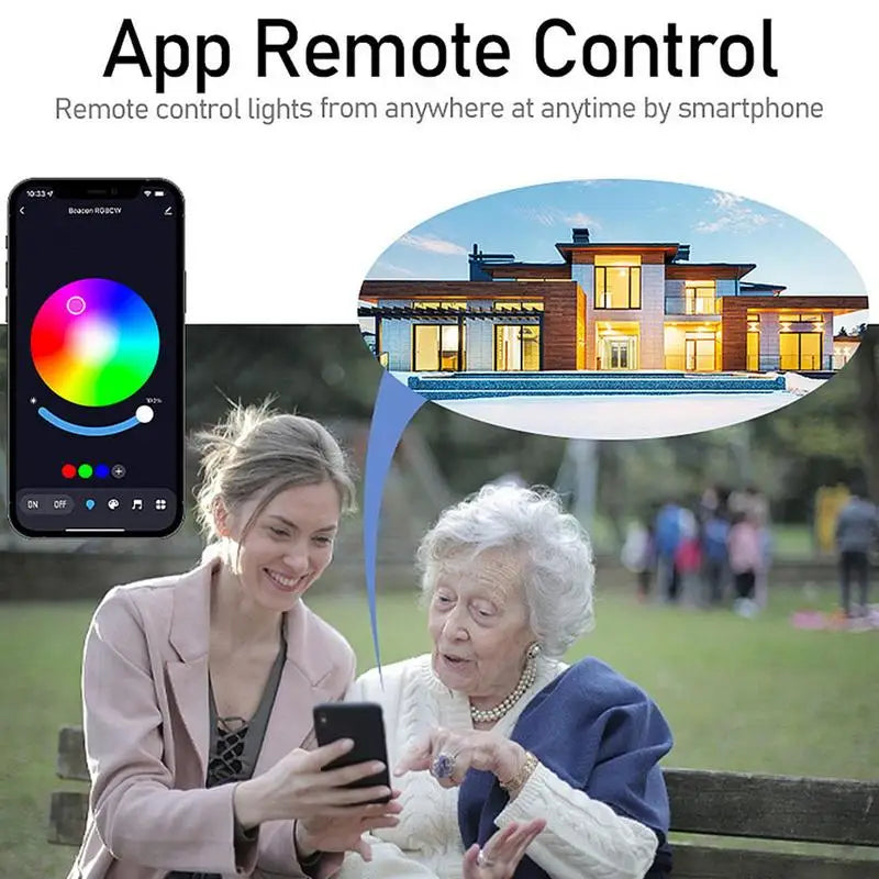 Smart Recessed Lighting WiFi Smart LED Downlight RGB Dimmable Spot LED Lights Kitchen Ceiling Lamp 10W