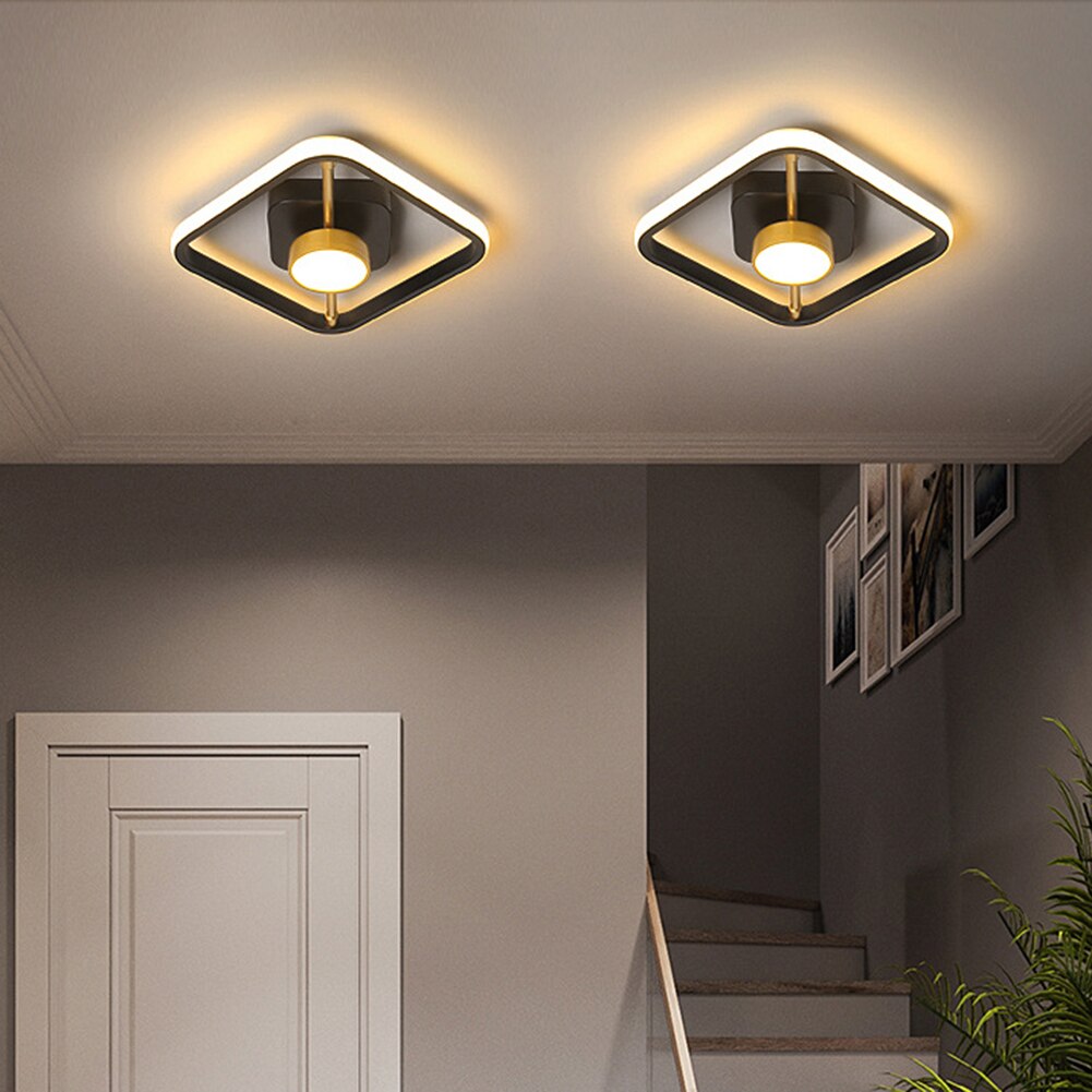 Ceiling Lights Creative Bedroom Ceiling Lights Geometry Durable Multifunctional Simple Minimalist for Hallway Lighting Fixtures