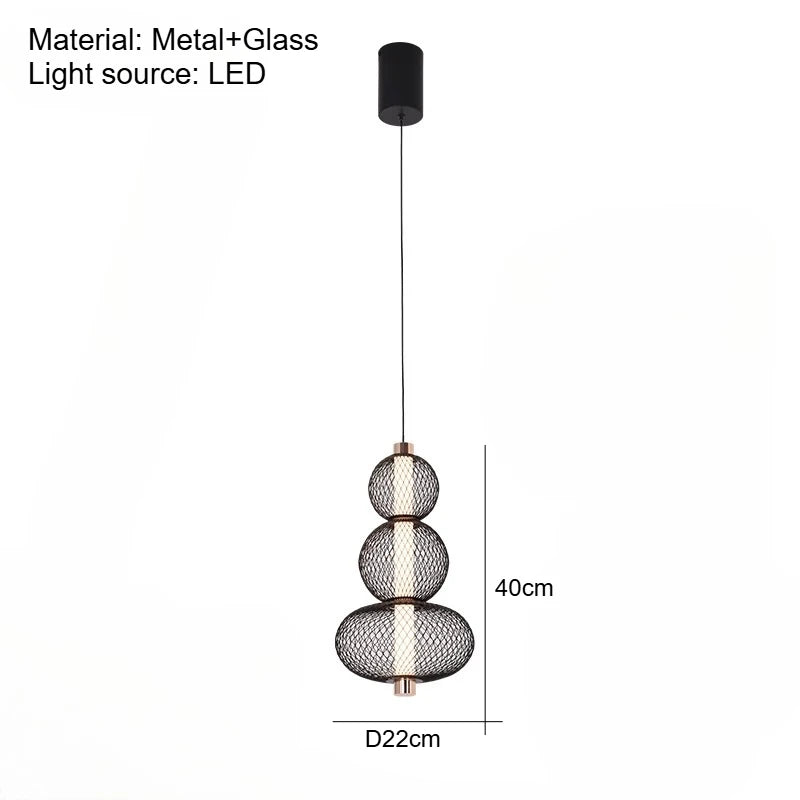 Modern Restaurant Chandelier Nordic Designer Coffee Table LED Pendant Lamp Kitchen Dining Room Bedroom Home Decor Hanging Lamp