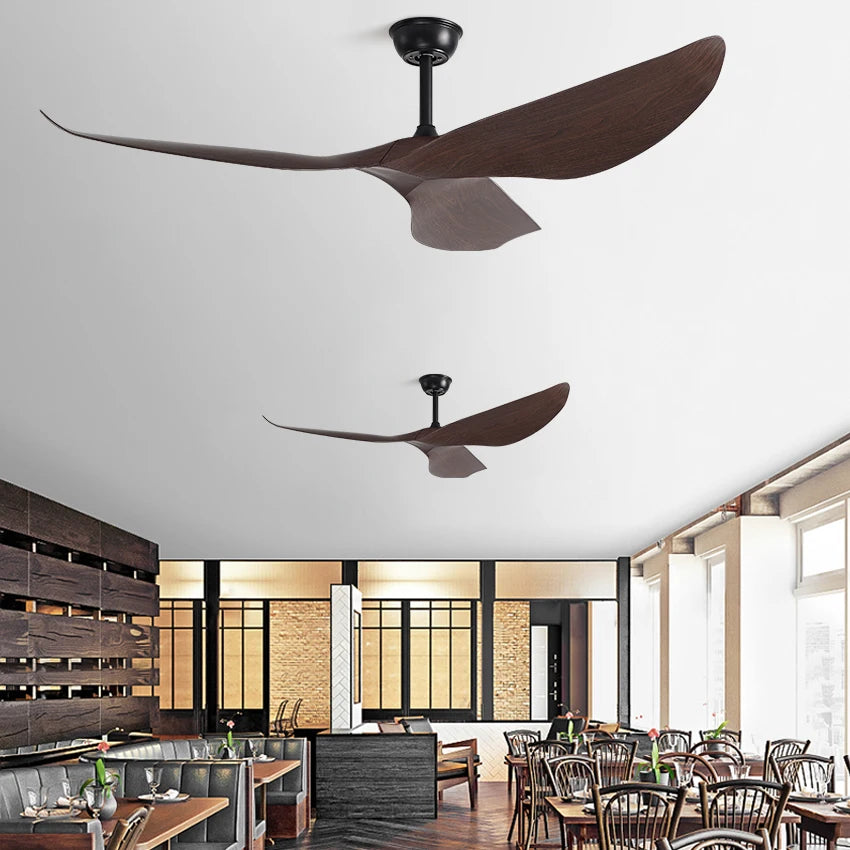 Industrial DC Motor Ceiling Fan - 6-Speed Remote Silent Fan (38/52/60 Inch)