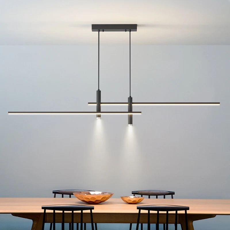 Modern LED Pendant Lights Bar Counter Dining Room Table Lights Spotlights Simple And Contemporary Nordic villa hotel lobby