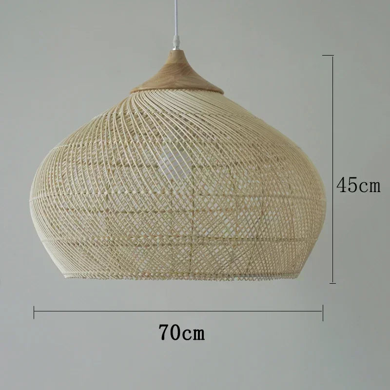 2026 Southeast Asian Rattan Lamps Handmade Pendant Lights Hight Quality Dining Room Restaurant Kitchen Light Fixtures