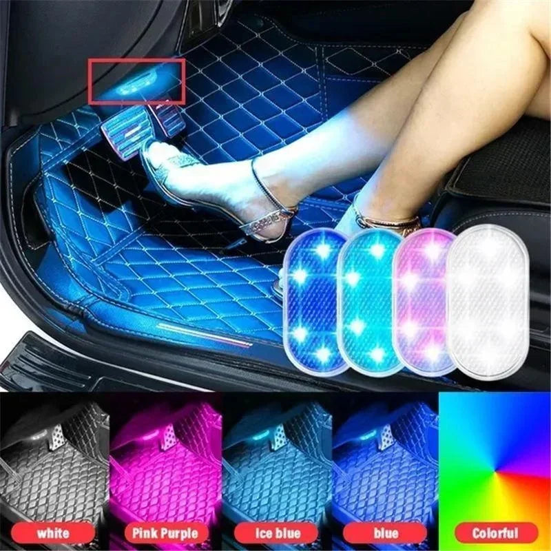Touch Sensor USB LED Car Interior Light - Wireless Ceiling Reading Lamp