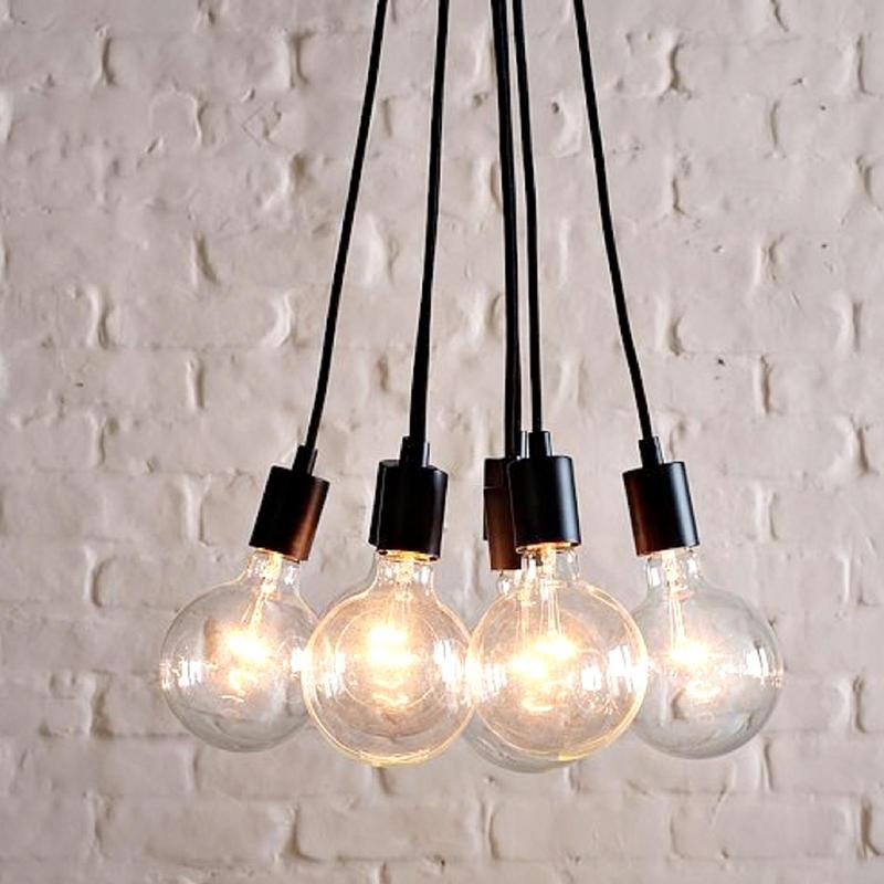 Pendant Light Cord Retro Spider Lamp Cable 3.94 FT DIY Modern Ceiling Pendant Lighting Rope For Dinning Living Room Bar