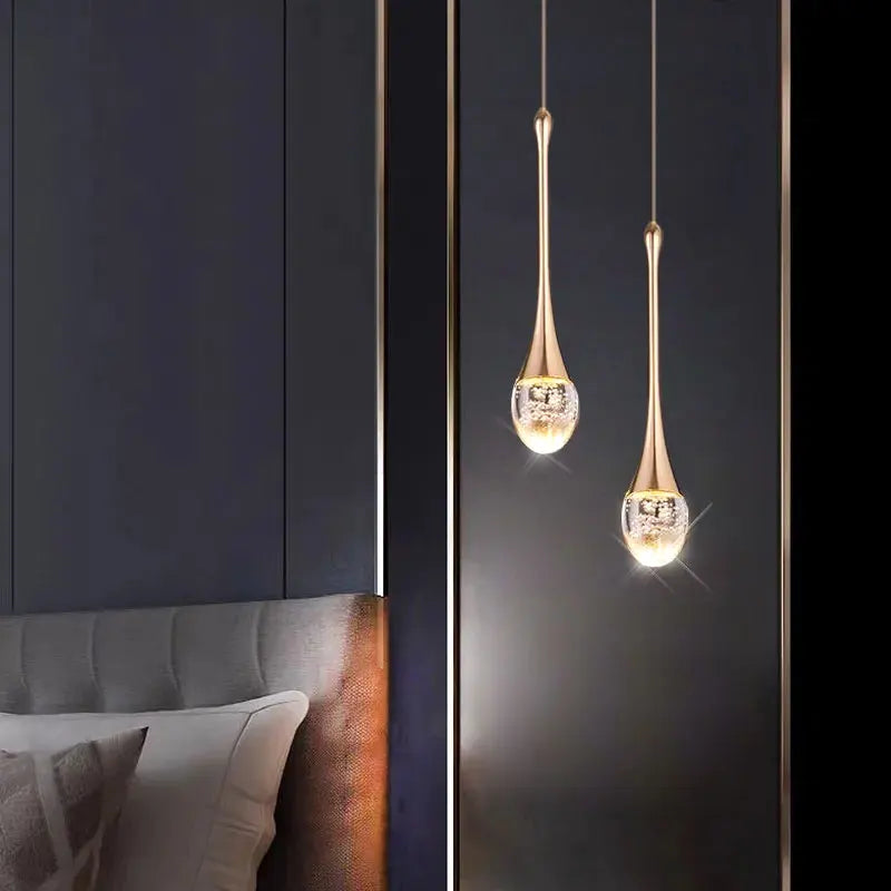 Modern Bubble Crystal Pendant Lights Indoor Hanging Lamp For Kitchen Island Dining Living Room Bar Cafe Pendant Lamp Home Decor