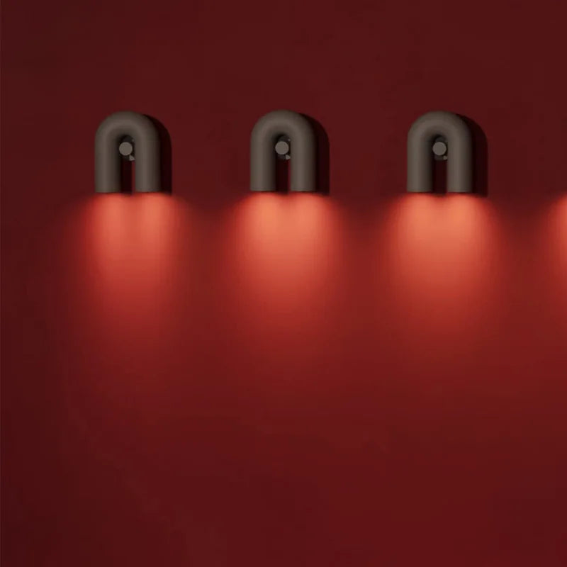 Nordic Rotatable Aluminium U-Tube LED Wall Sconce - Modern Indoor Lighting Fixture