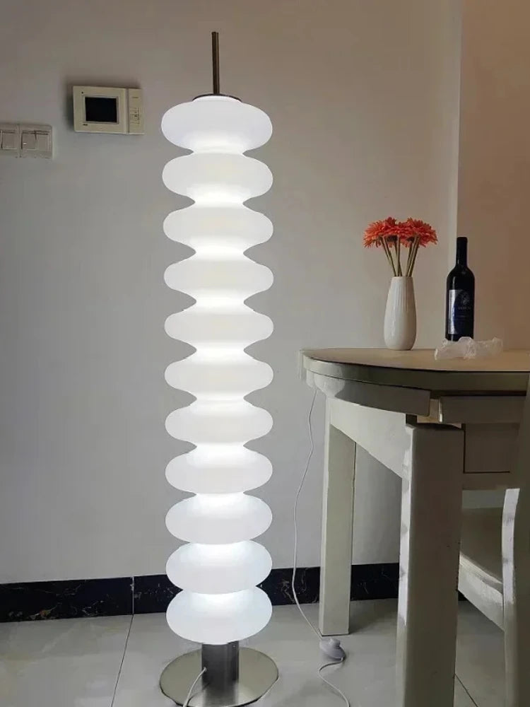 Nordic Danish Gourd Floor Lamp - Designer Standing Light for Living Room