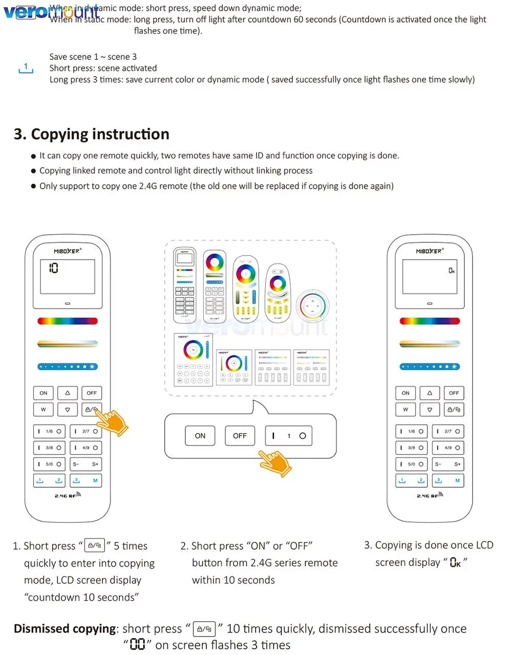 2.4G Gateway WiFi Controller WL-Box2 - Lamp Control Smartphone App/ Voice/100-Zone Remote Control