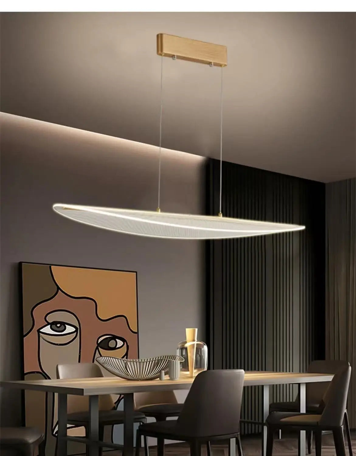 Newly Designed Bar Pendant Light LED Acrylic Pendant Light Used for Living Room Dining Table Kitchen Home Decoration Lighting