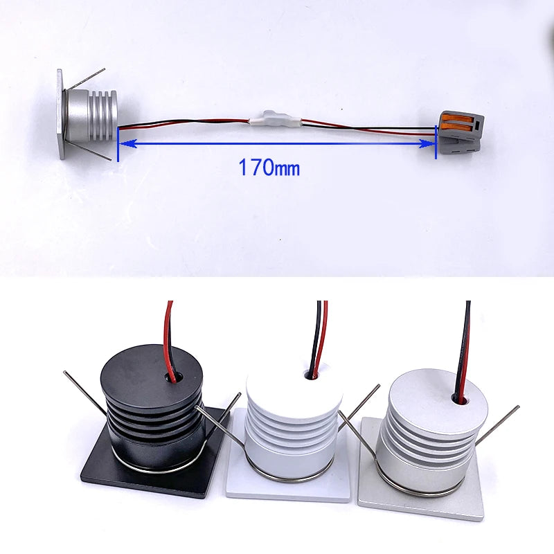 Square Lamp Mini Light With Embedded Ceiling 4W Spotlight Embedded Light DC12-24V AC100-240V LED Indoor Use Room Decor Pane