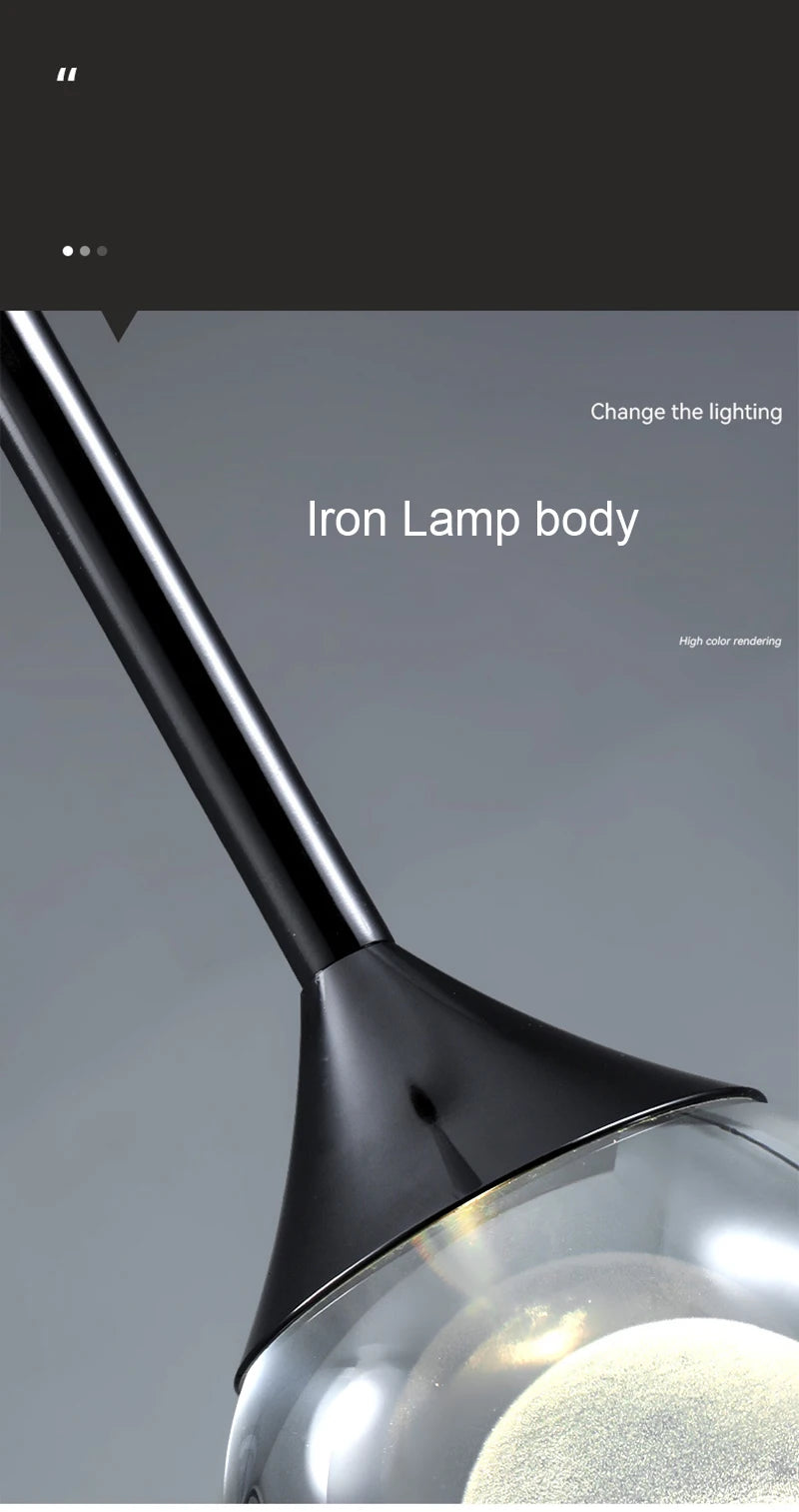 Modern Luxury Pendant Light Creative Moon Restaurant Ceiling Lamp Indoor Decoration Lighting Fixtures Living Bar Counter