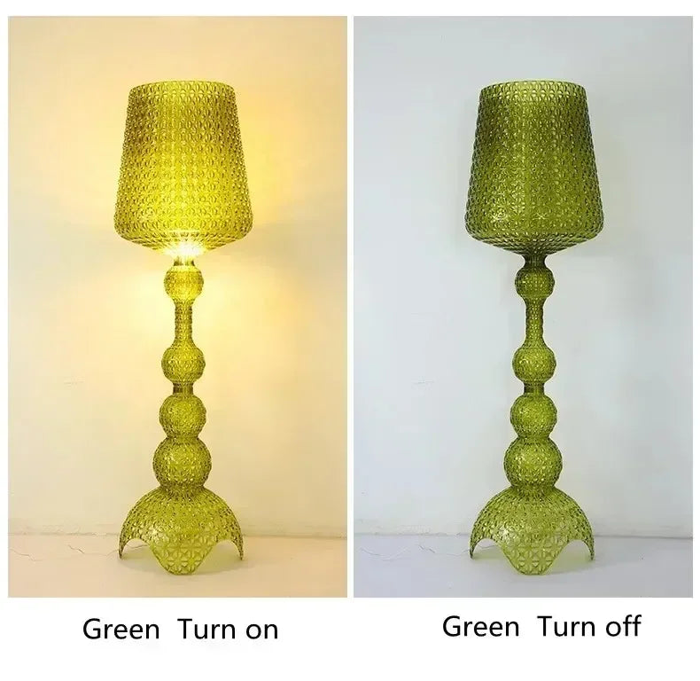 Italian Kartell living room floor lamp designer,artistic decoration,hollowed out internet famous ornament,ins style bedroom lamp