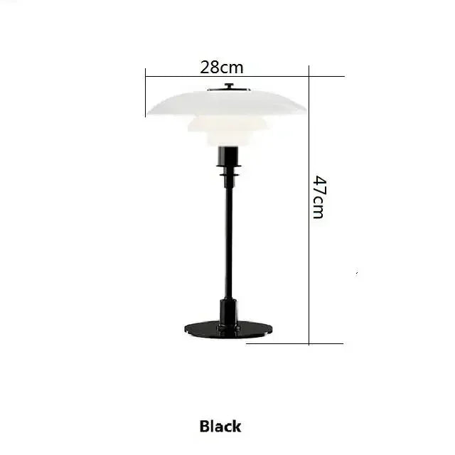 Nordic Minimalist Danish Classic Floor Lamp Creative Bedroom Bedside Table Lamp Living Room Study Reading Glass Decor Table Lamp